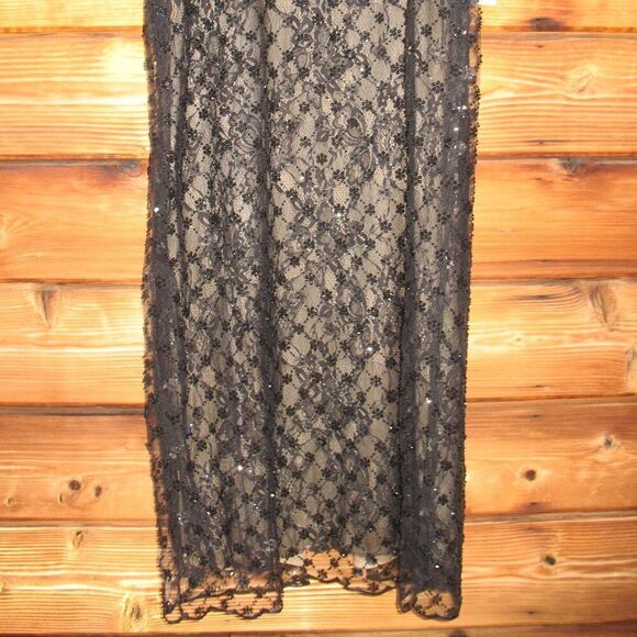 Mac Duggal 68140 Womens Black Embellished Feather Strapless Column Dress - Picture 11 of 14